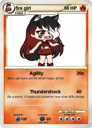 Pokemon fire girl