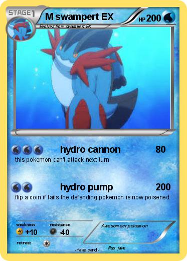 Pokemon M swampert EX