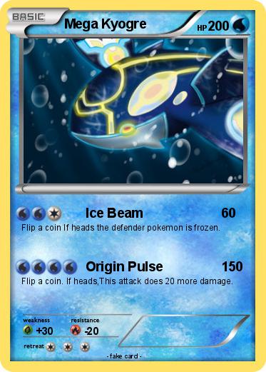 Pokemon Mega Kyogre