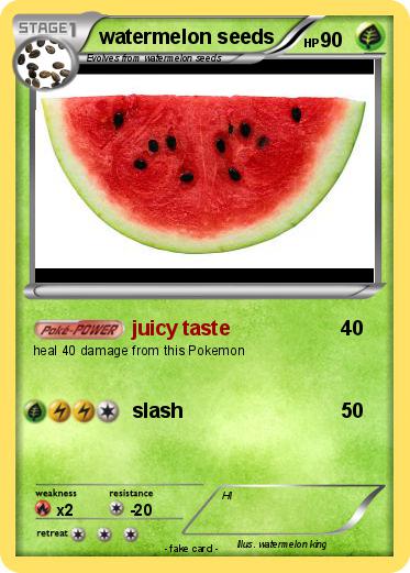 Pokemon watermelon seeds
