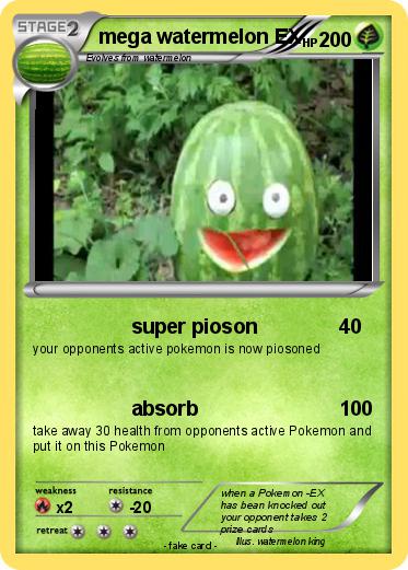 Pokemon mega watermelon EX