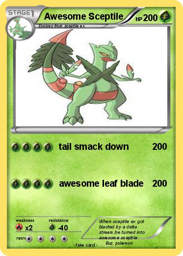 Pokemon Awesome Sceptile