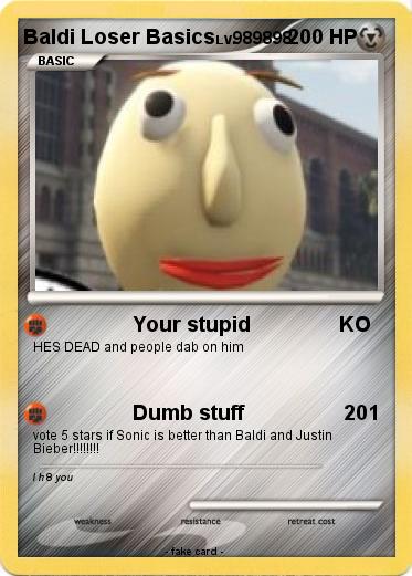 Pokemon Baldi Loser Basics