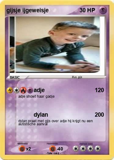 Pokemon gijsje ijgeweisje