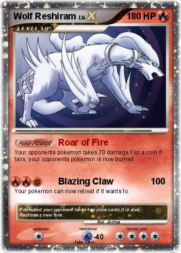 Pokemon Wolf Reshiram