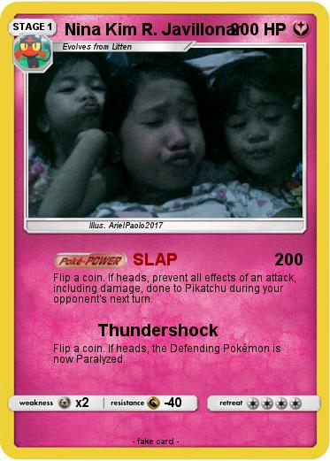 Pokemon Nina Kim R. Javillonar