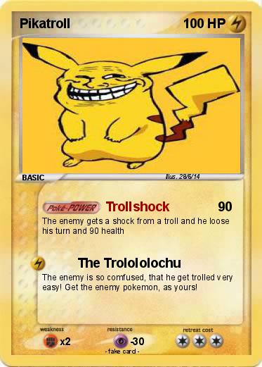 Pokemon Pikatroll