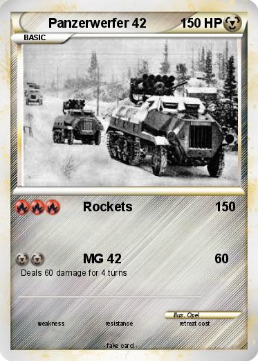 Pokemon Panzerwerfer 42