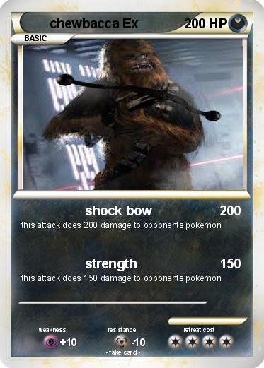 Pokemon chewbacca Ex