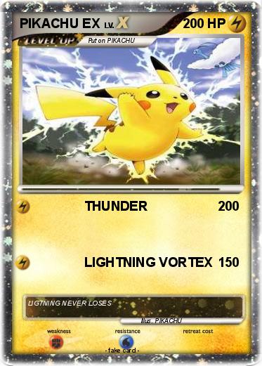 Pokemon PIKACHU EX