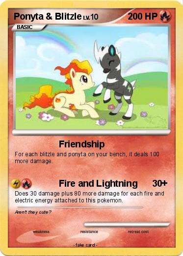 Pokemon Ponyta & Blitzle