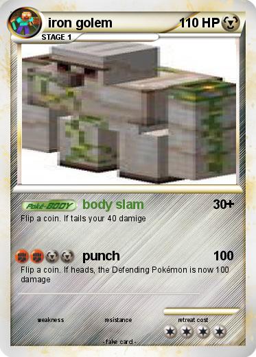 Pokemon iron golem