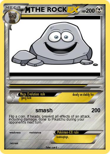 Pokemon THE ROCK