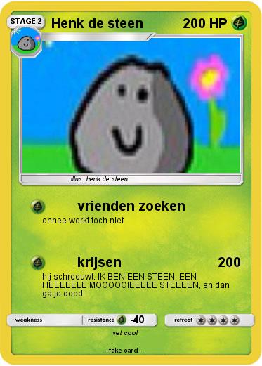 Pokemon Henk de steen