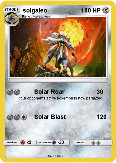 Pokemon solgaleo
