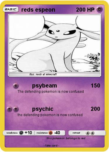 Pokemon reds espeon