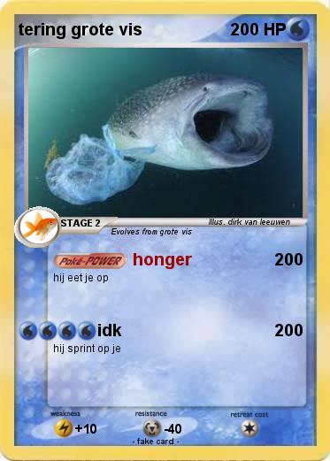 Pokemon tering grote vis