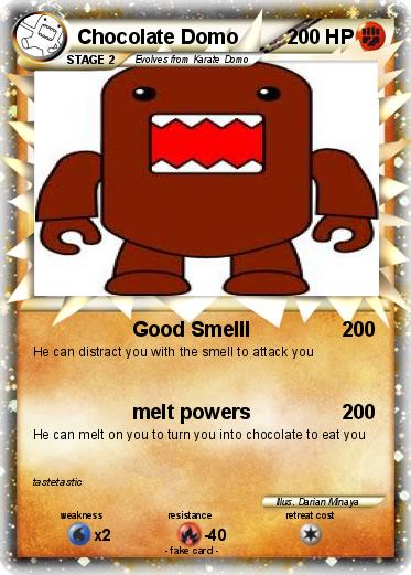 Pokemon Chocolate Domo