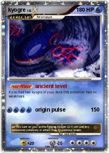 Pokemon kyogre