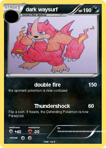 Pokemon dark waysurf