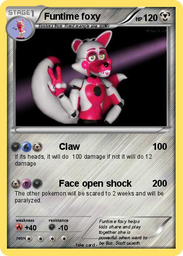 Pokemon Funtime foxy