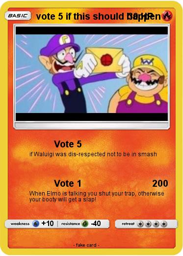 Pokemon vote 5 if this should happen