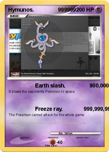 Pokemon Hymunos.                999999