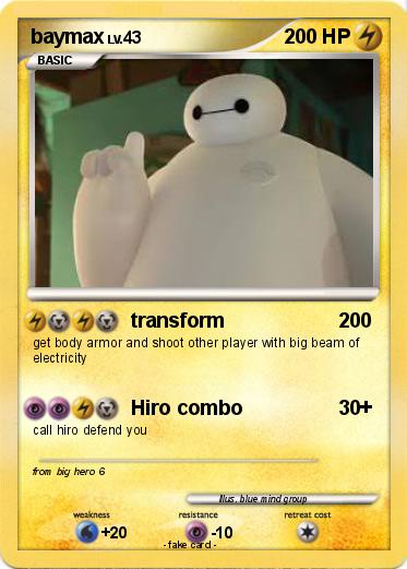 Pokemon baymax