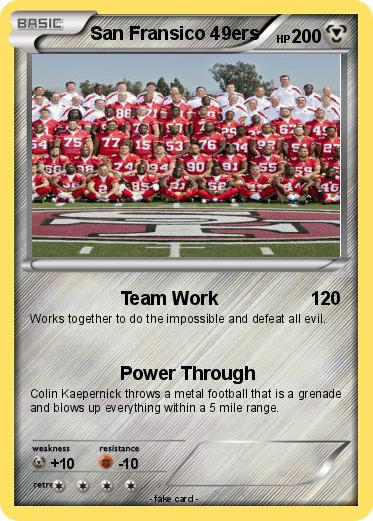 Pokemon San Fransico 49ers