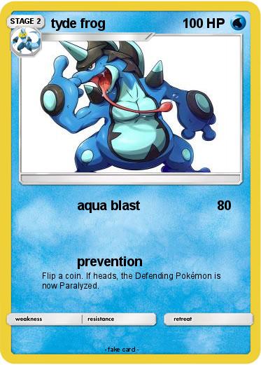 Pokemon tyde frog