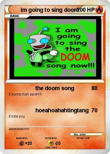Pokemon im going to sing doom
