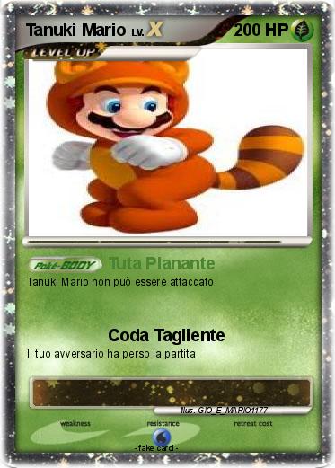 Pokemon Tanuki Mario