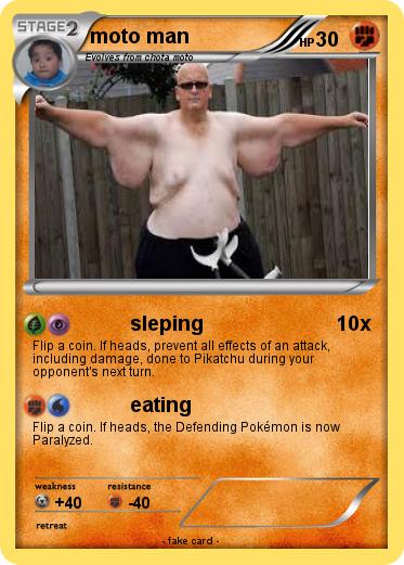 Pokemon moto man