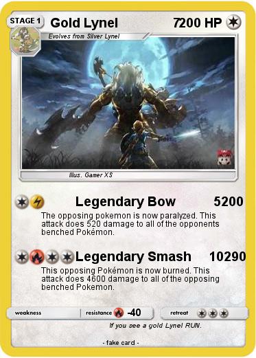 Pokemon Gold Lynel                7