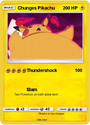 Pokemon Chunges Pikachu