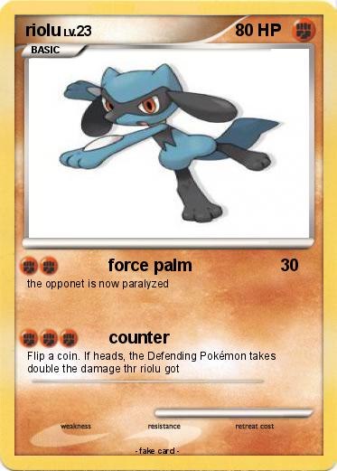 Pokemon riolu