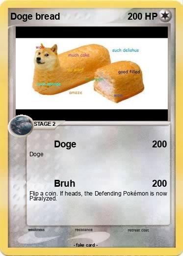 Pokemon Doge bread