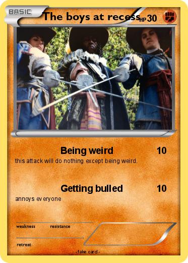 Pokemon The boys at recess