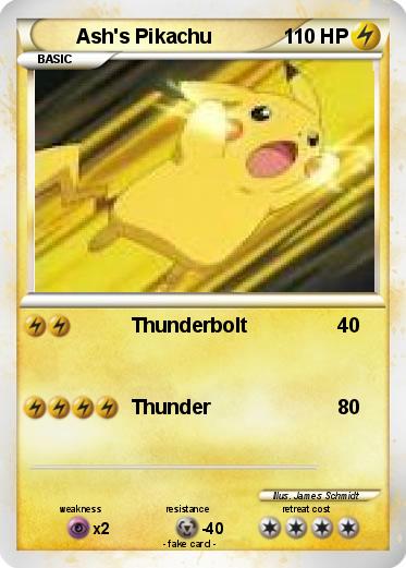 Pokemon Ash's Pikachu