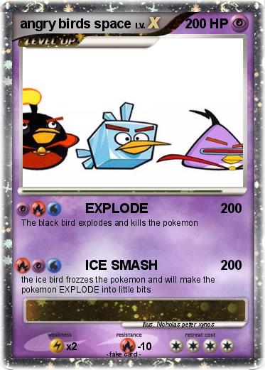 Pokemon angry birds space