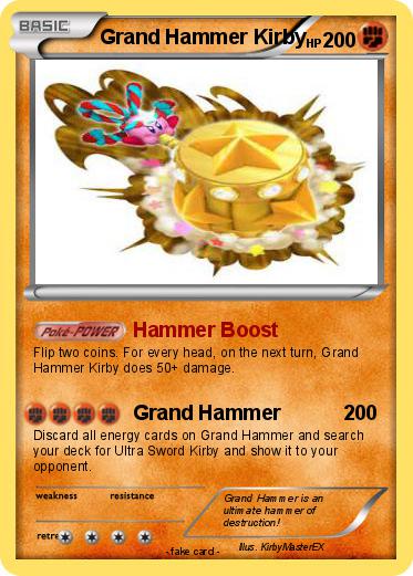 Pokemon Grand Hammer Kirby