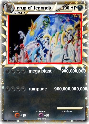 Pokemon grup of  legonds