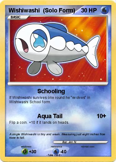 Pokemon Wishiwashi  (Solo Form)