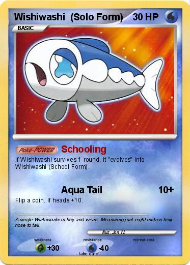 Pokemon Wishiwashi  (Solo Form)