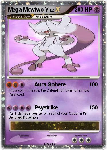 Pokemon Mega Mewtwo Y