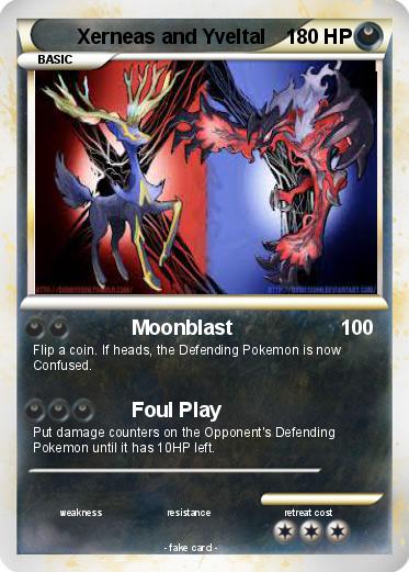 Pokemon Xerneas and Yveltal