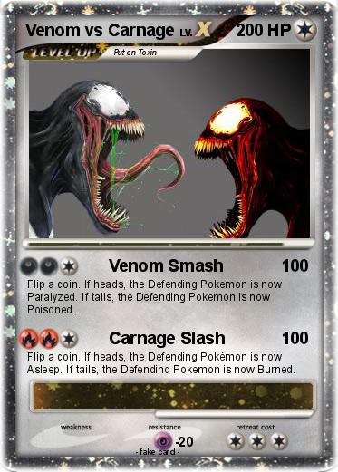 Pokemon Venom vs Carnage