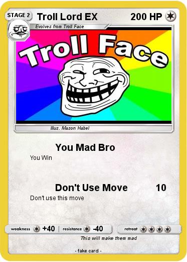 Pokemon Troll Lord EX