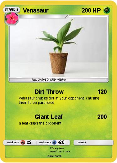 Pokemon Venasaur