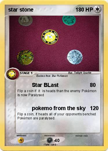 Pokemon star stone